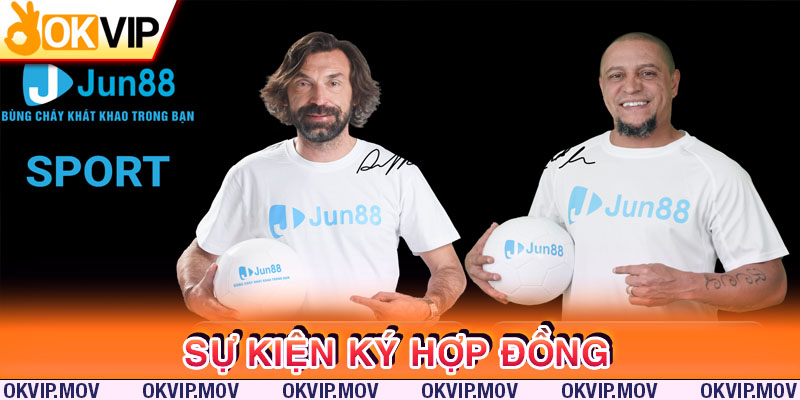 Andrea Pirlo ký kết hợp đồng trở thành đại sứ thương hiệu Jun88